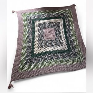Handmade Granny Square Crochet Blanket